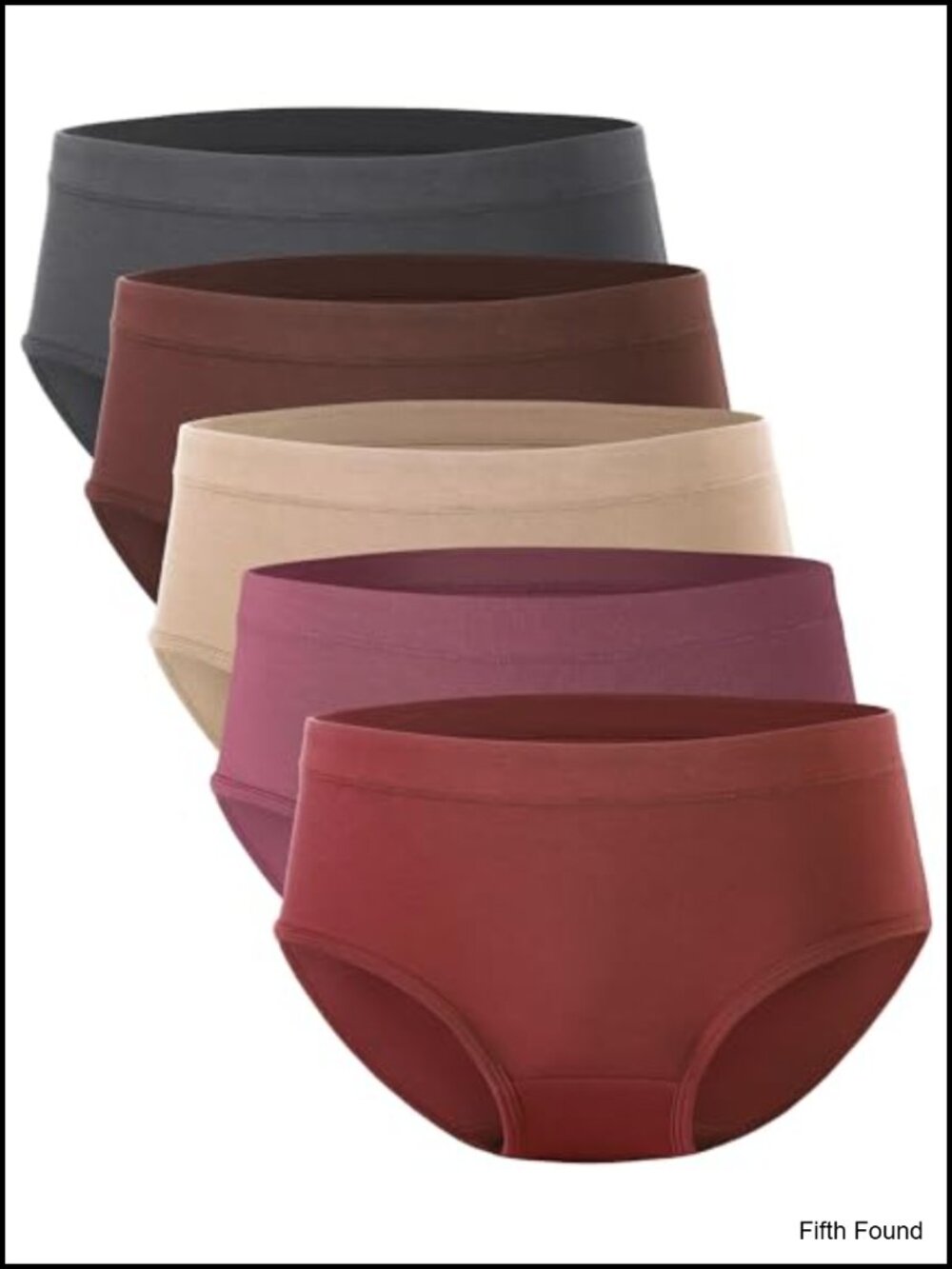 Bamboo Viscose Moisture-Wicking Briefs 5-Pack